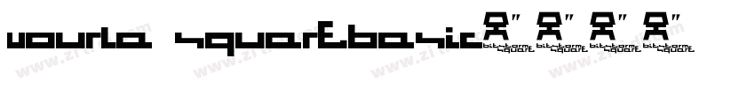 Vourla SquareBasic字体转换